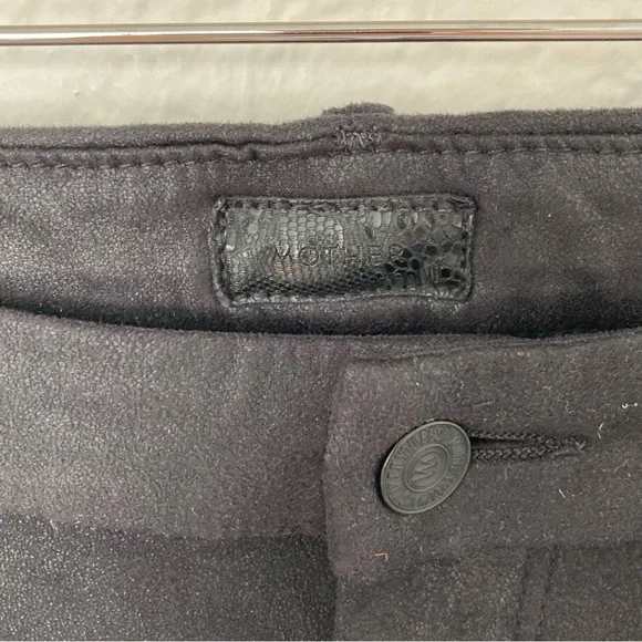 MOTHER The Looker in Look But Don’t Touch Faux Suede Jeans, Size 28 - Picture 5 of 9